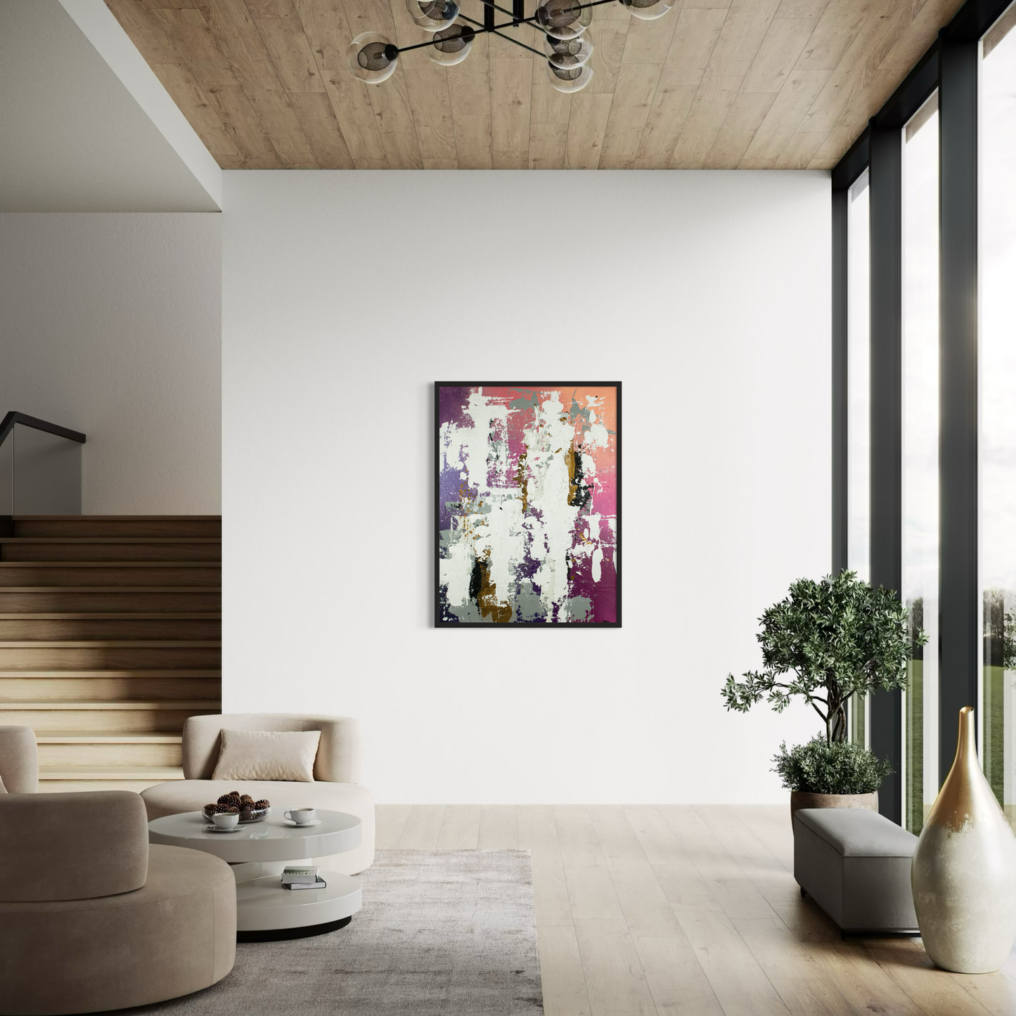 Canvas print: Ethereal Bloom (portrait)