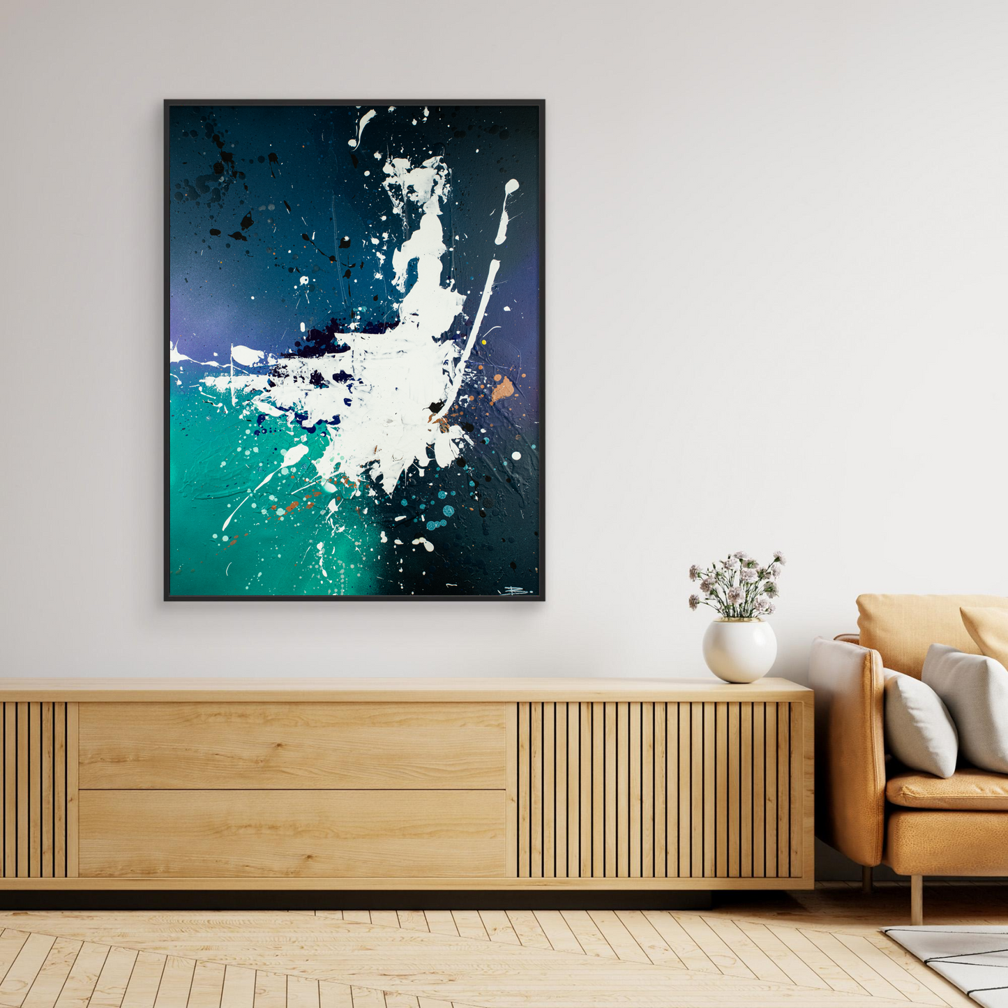 Canvas print: Kracht van Chaos (portret)