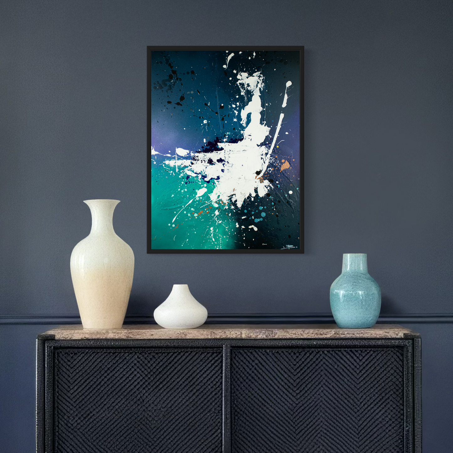 Canvas print: Kracht van Chaos (portret)