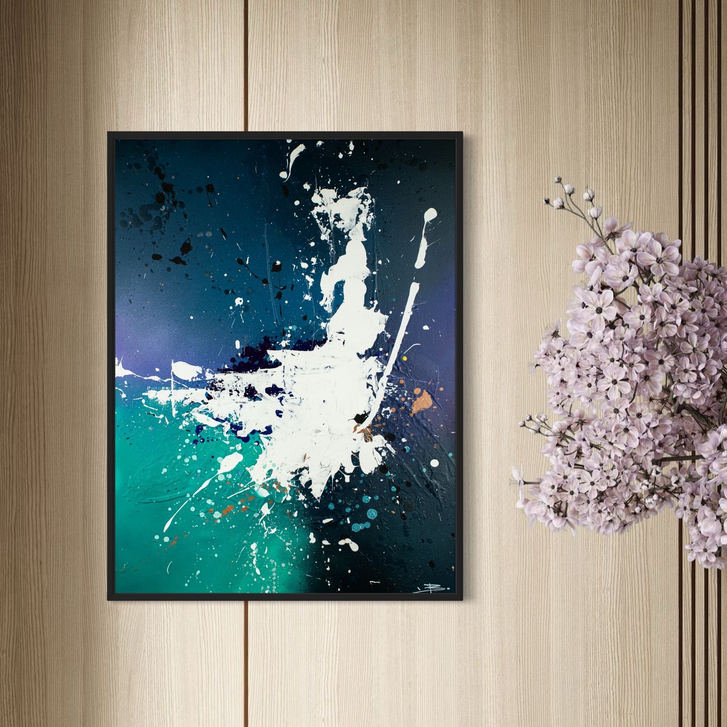 Canvas print: Kracht van Chaos (portret)