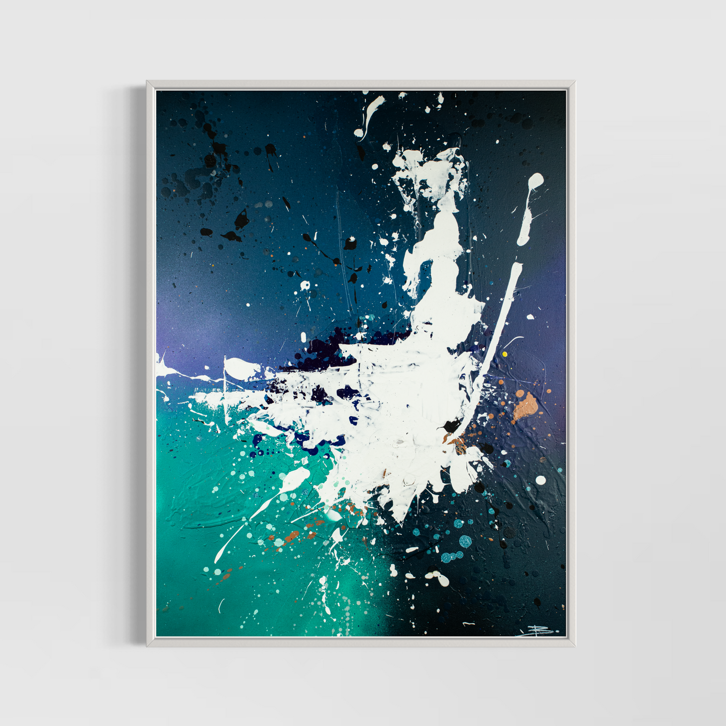 Canvas print: Kracht van Chaos (portret)
