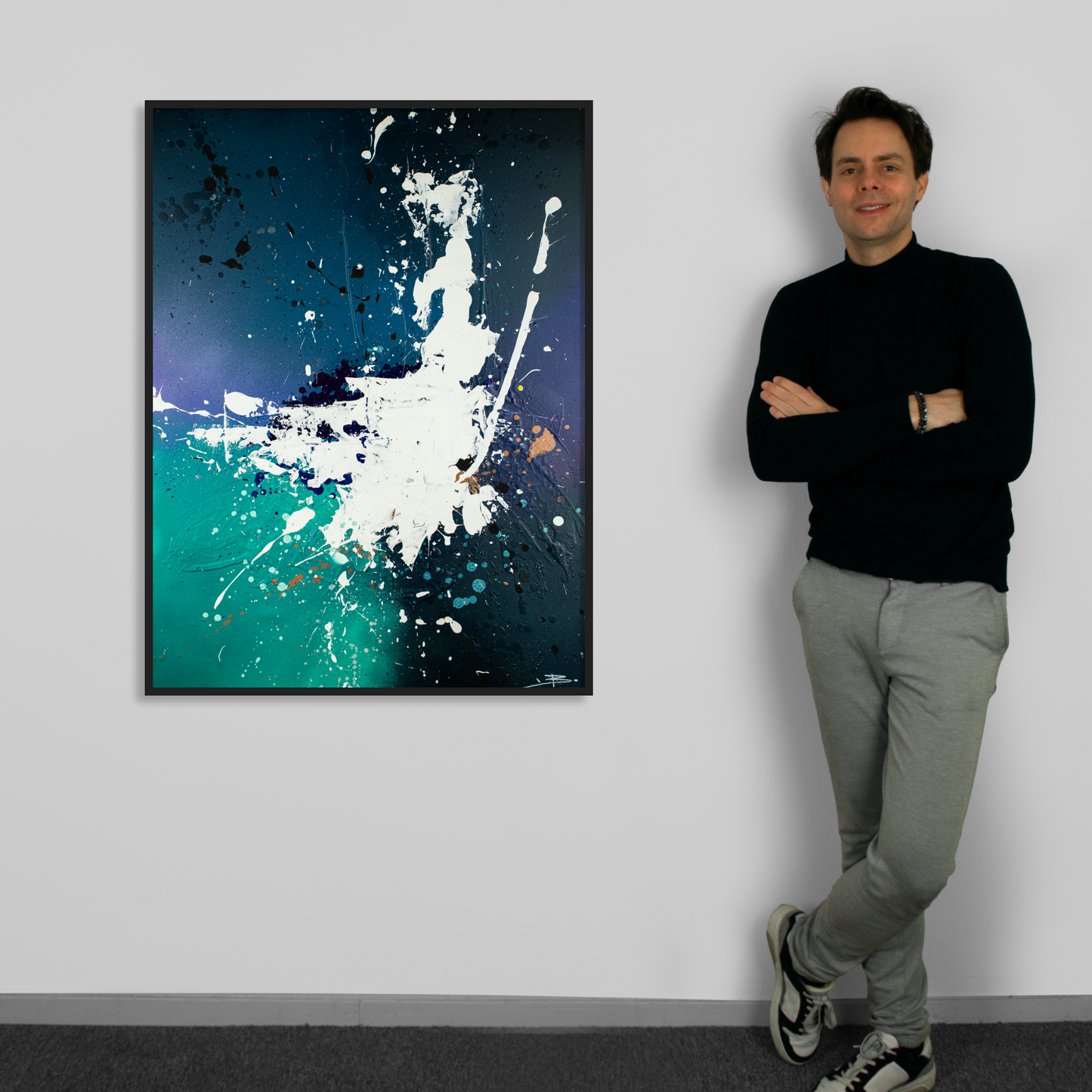Canvas print: Kracht van Chaos (portret)