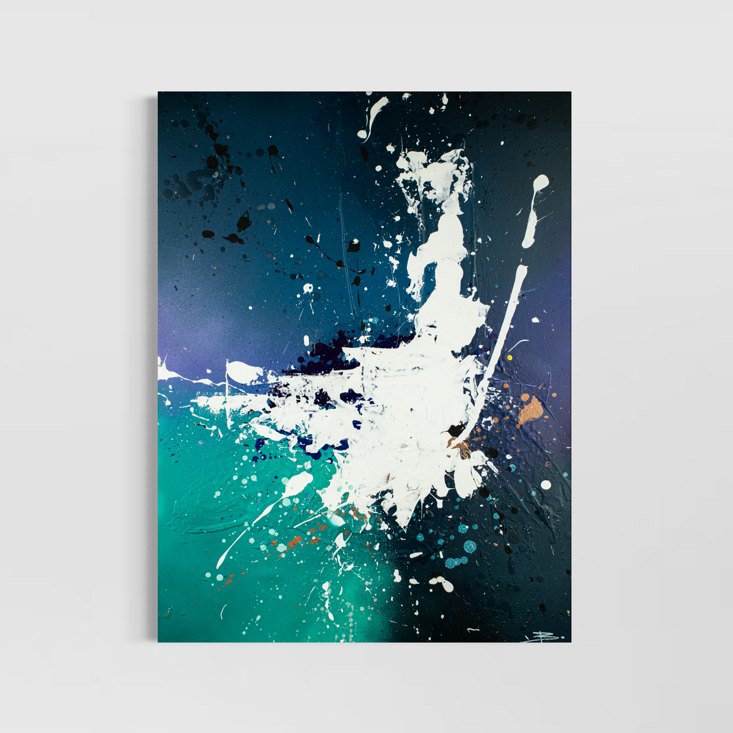 Canvas print: Kracht van Chaos (portret)