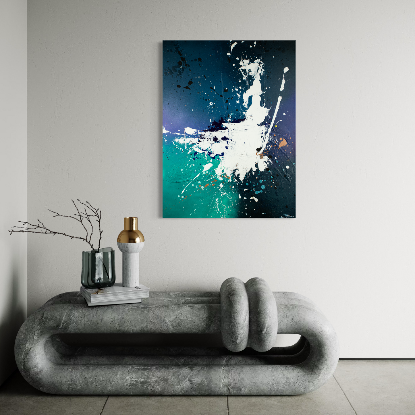 Canvas print: Kracht van Chaos (portret)