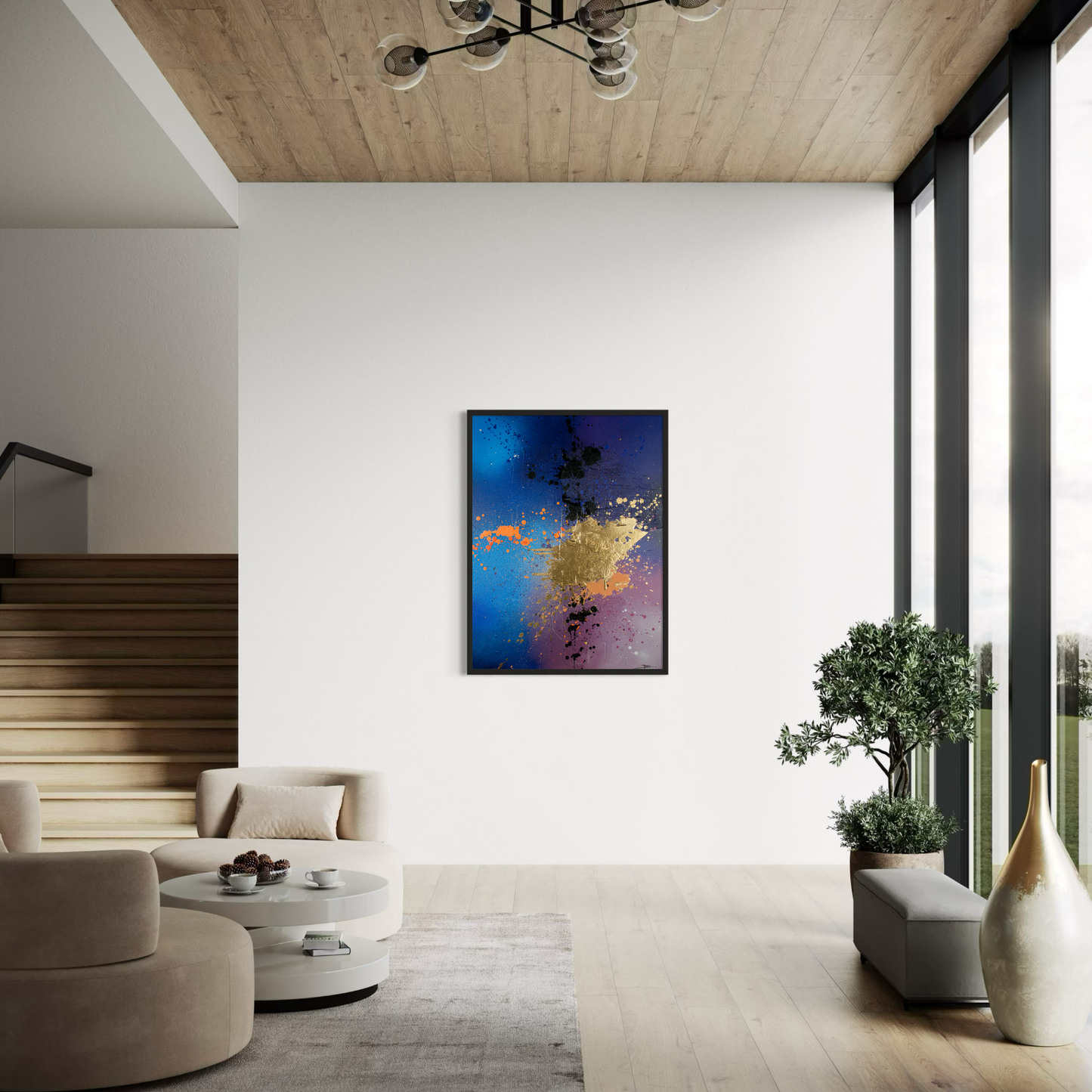 Canvas print: Astrale Zicht (portret)