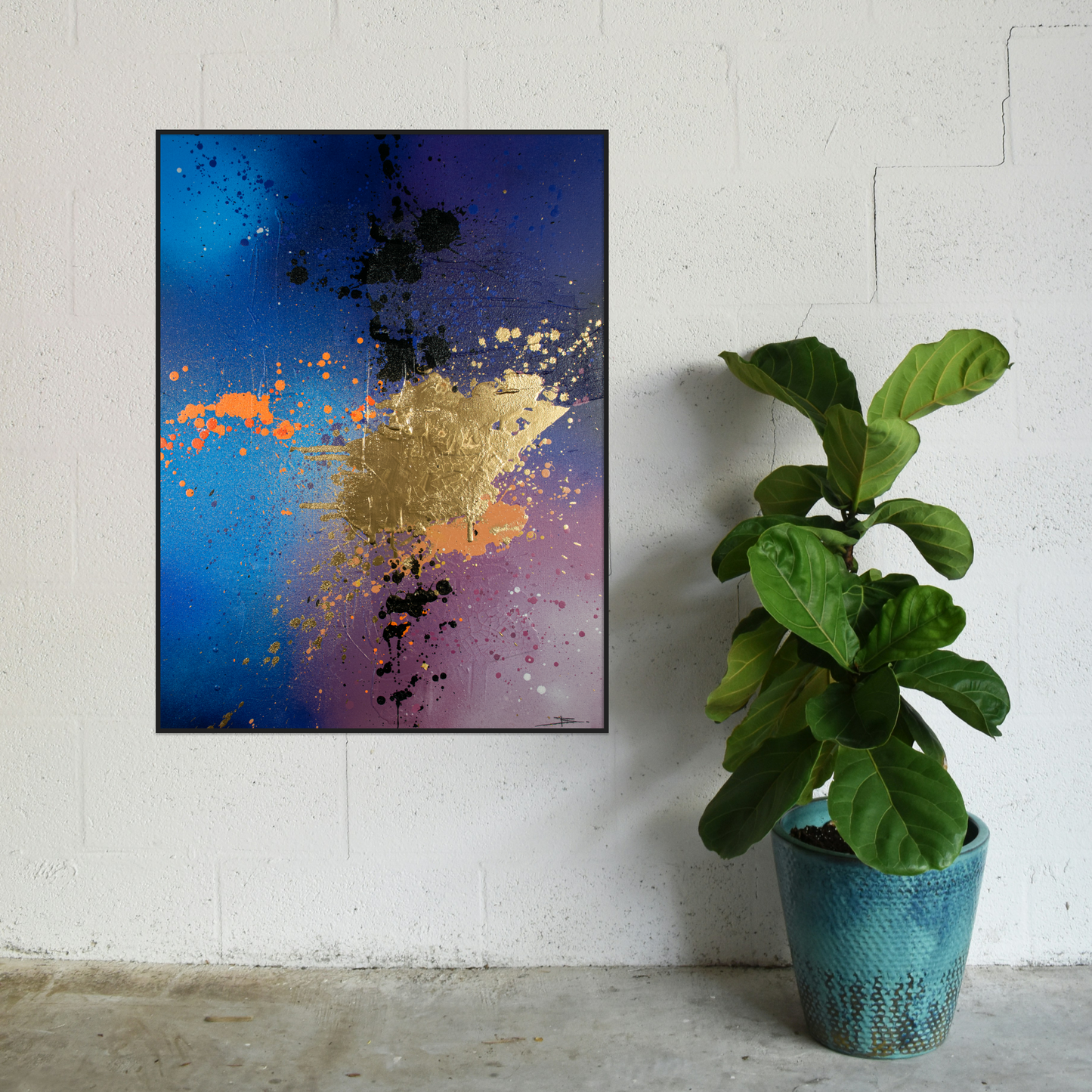 Canvas print: Astrale Zicht (portret)