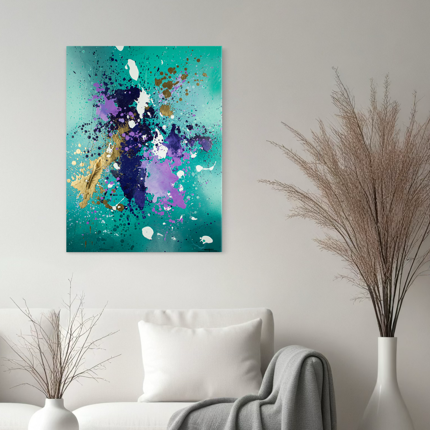 Canvas print: Gouden Vlucht (portret)