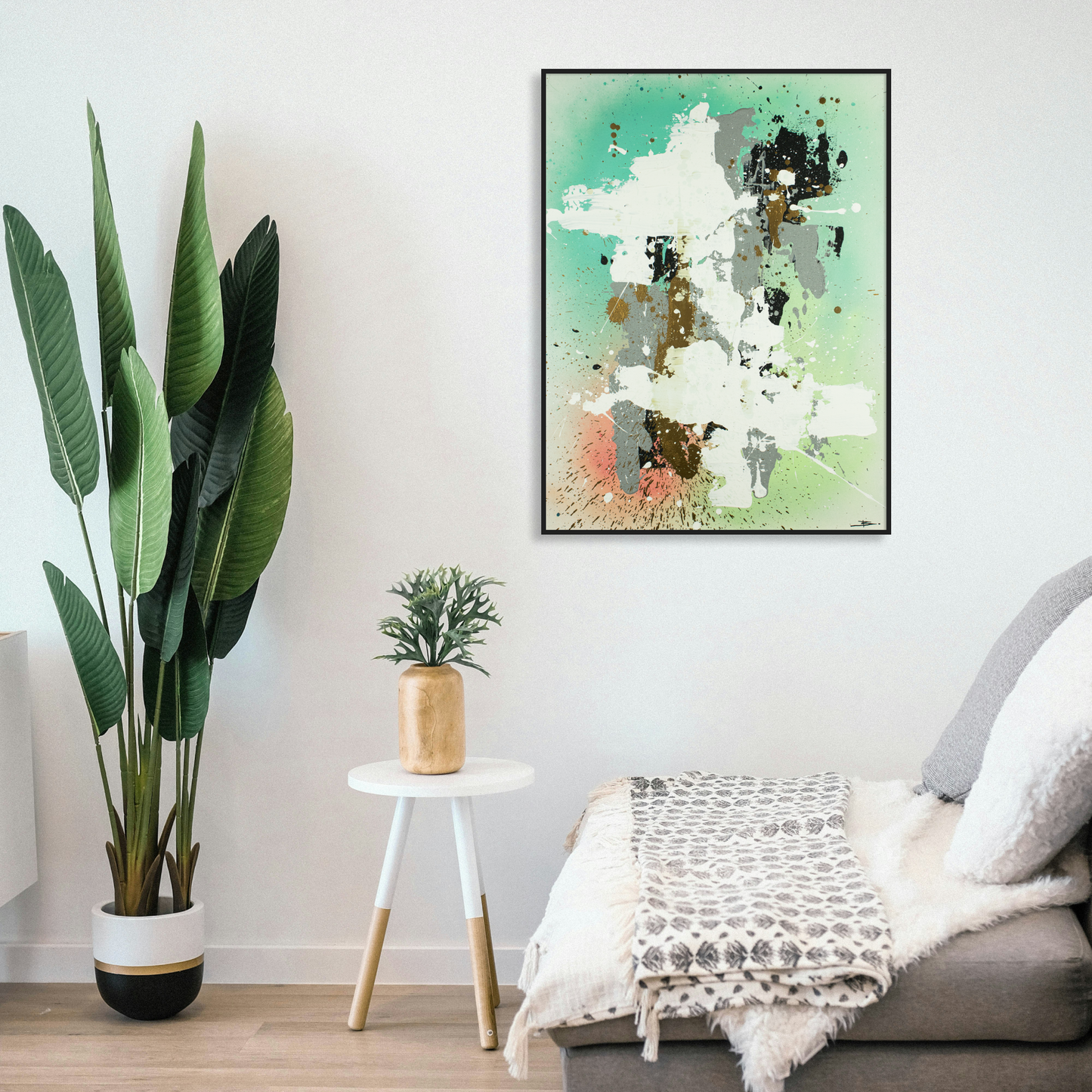 Canvas print: Smaragd Echo's (portret)