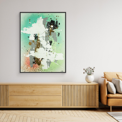 Canvas print: Smaragd Echo's (portret)