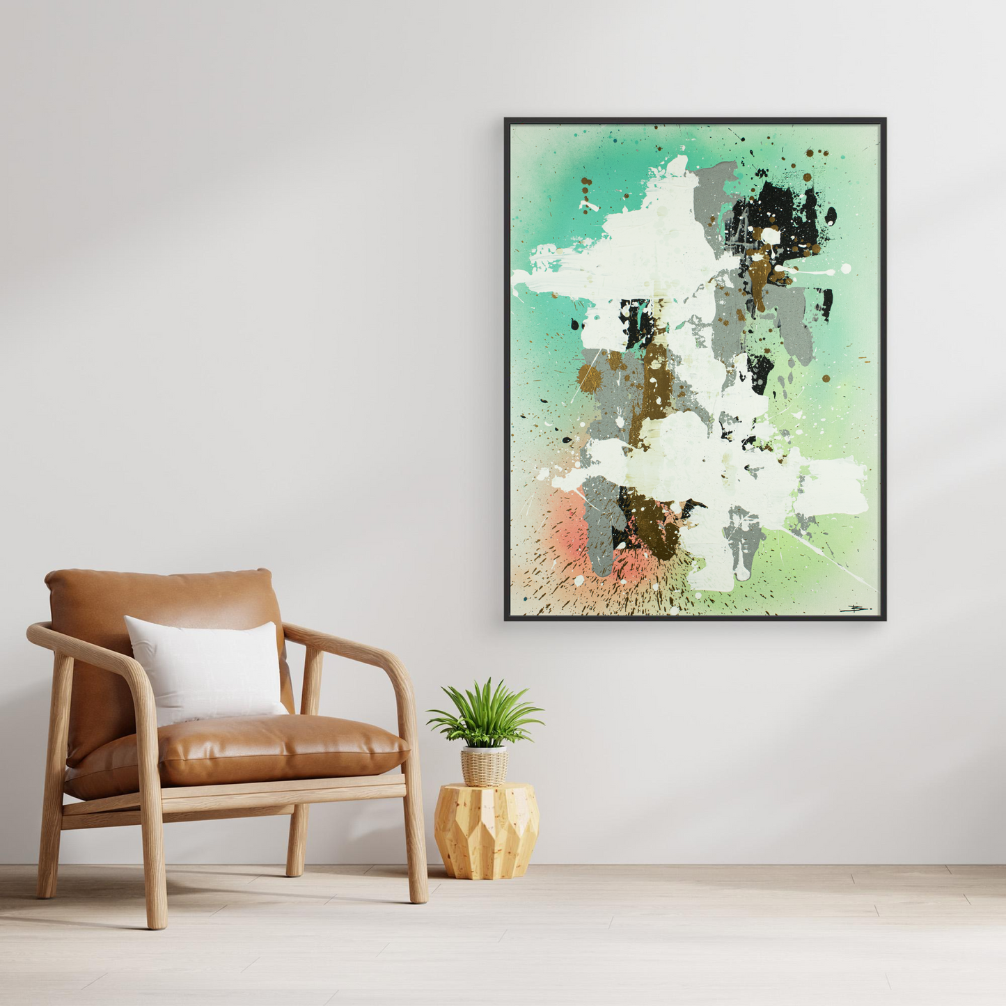 Canvas print: Smaragd Echo's (portret)