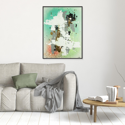 Canvas print: Smaragd Echo's (portret)