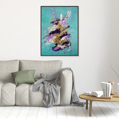 Canvas print: Hemelse Fluisteringen (portret)