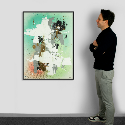 Canvas print: Smaragd Echo's (portret)